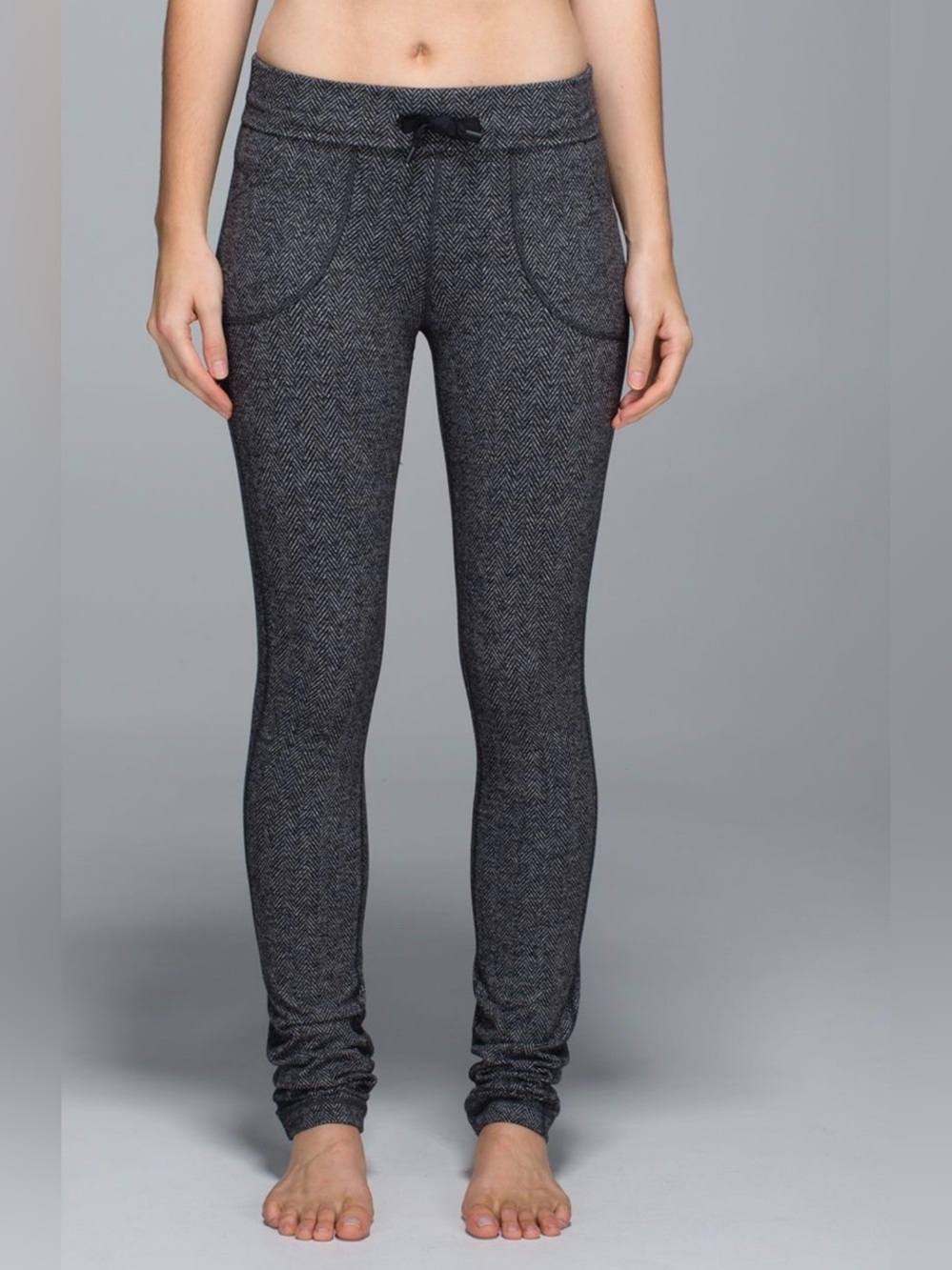 lululemon athletica Heathered Dark Gray Slim Jogger Leggings